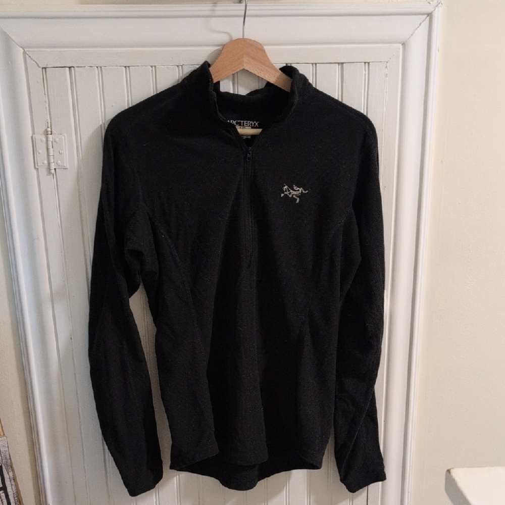 Arc'teryx Men's Zip-Up Black Sweater